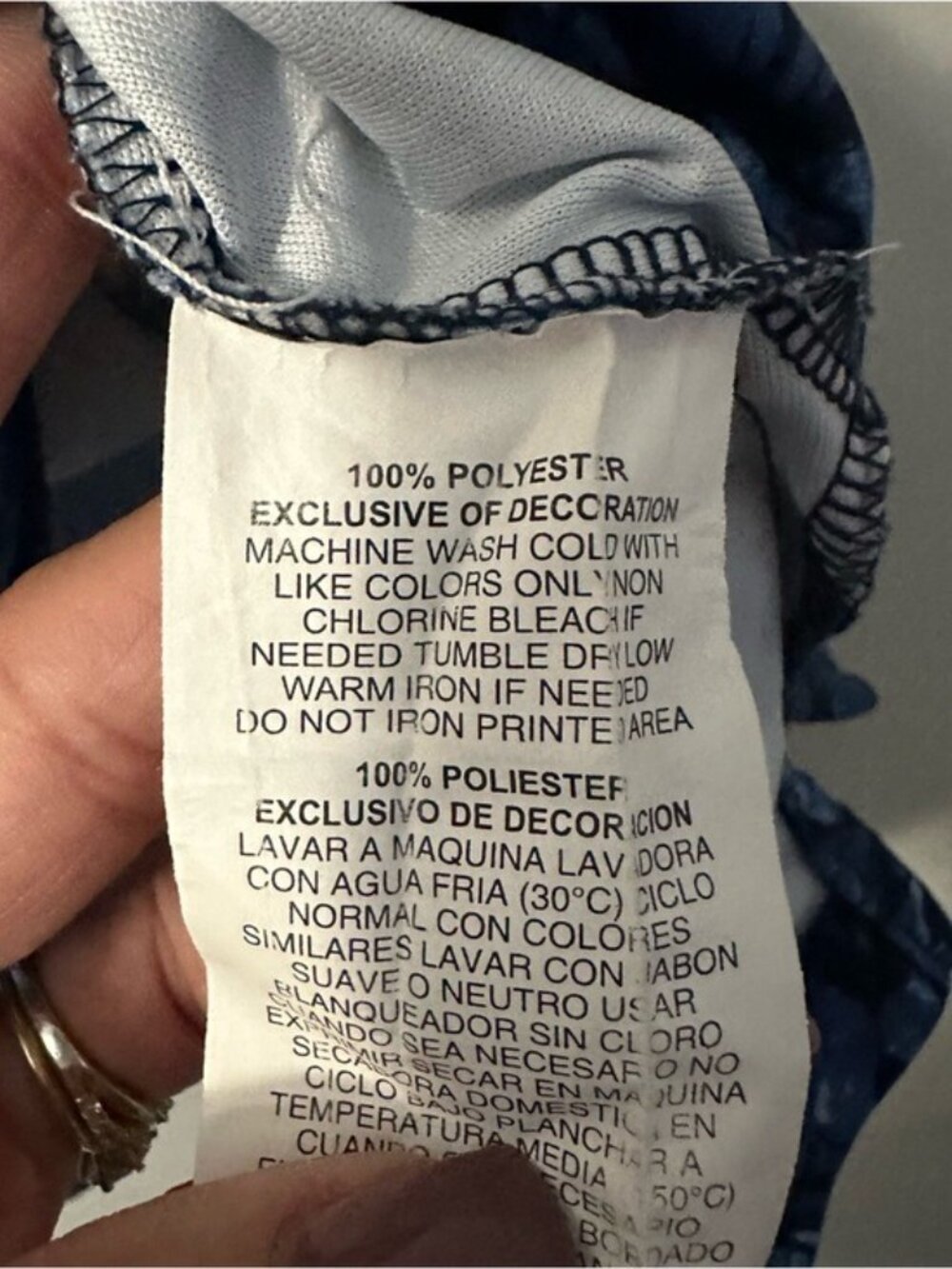 PGA Tour Pro Series Blue Print Golf Polo Men’s M Athletic Fit Athleisure - Picture 11 of 11